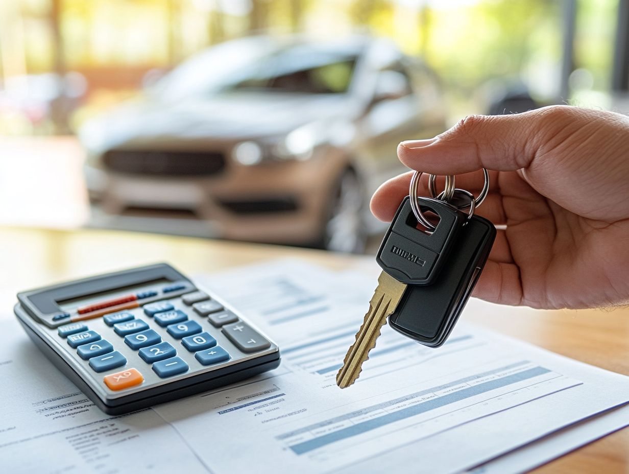 Visual Guide on Key Takeaways for Used Car Financing