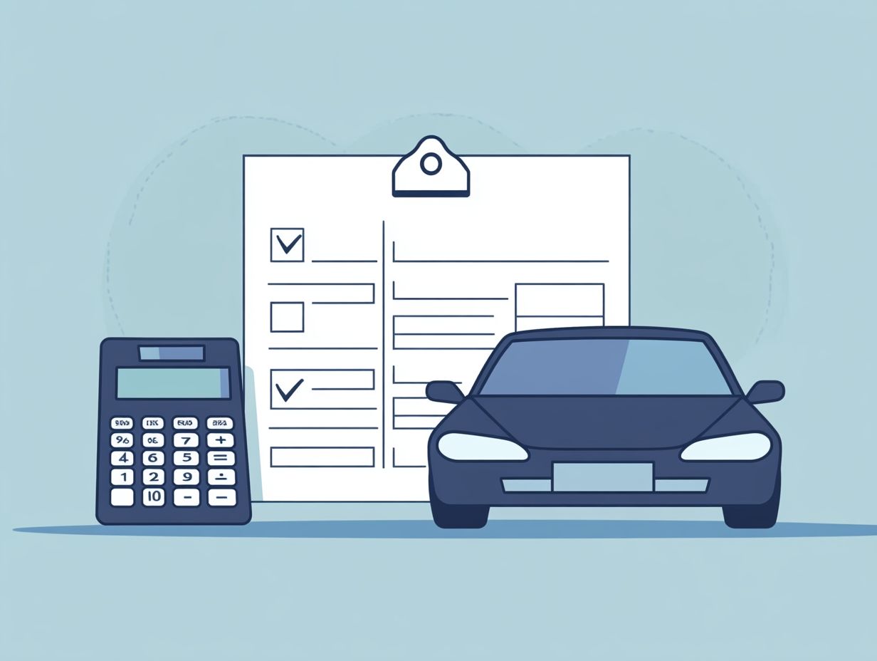 Image illustrating frequently asked questions about car loan pre-approval