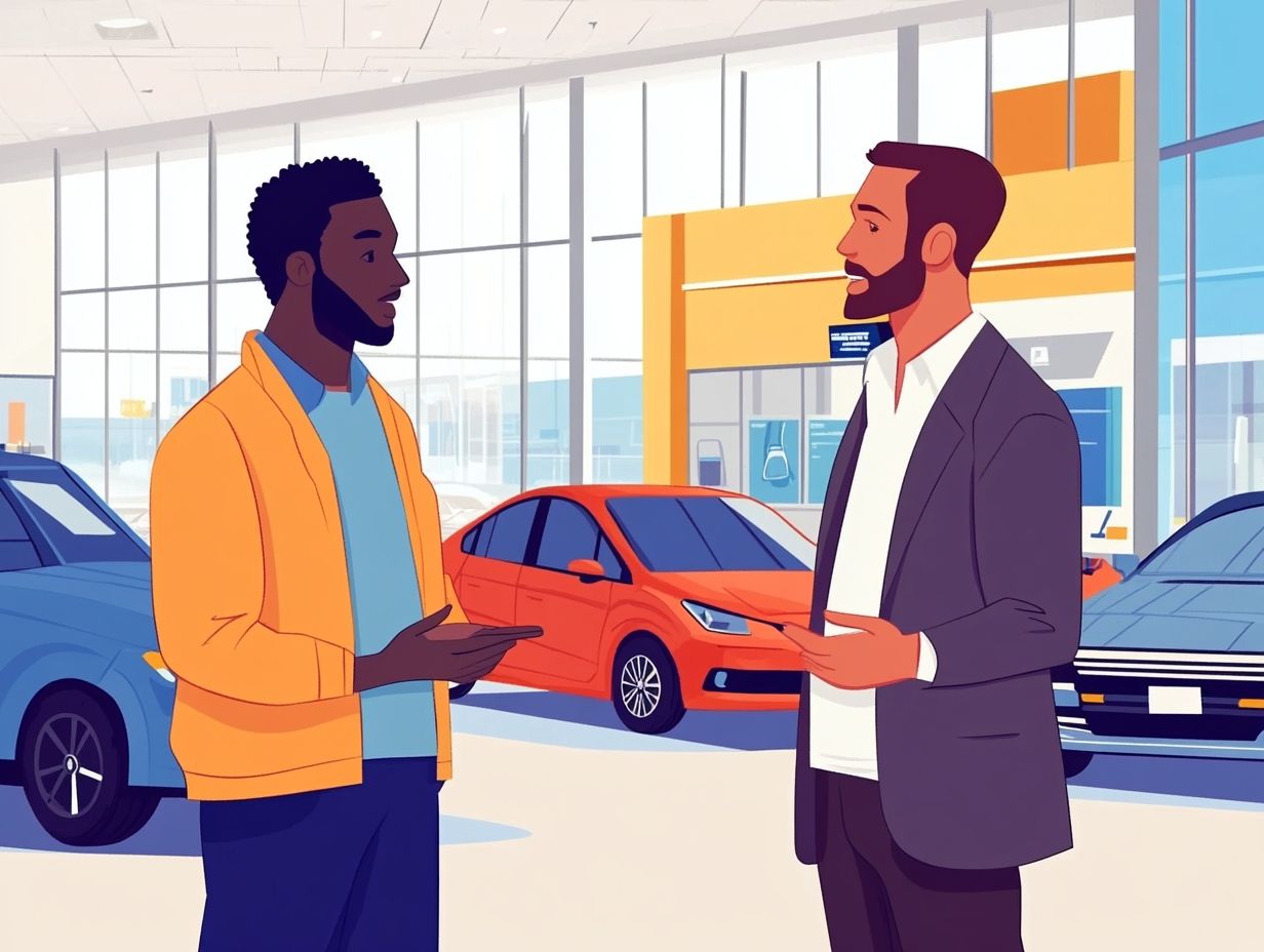 Comparison of negotiating in person vs online for used cars