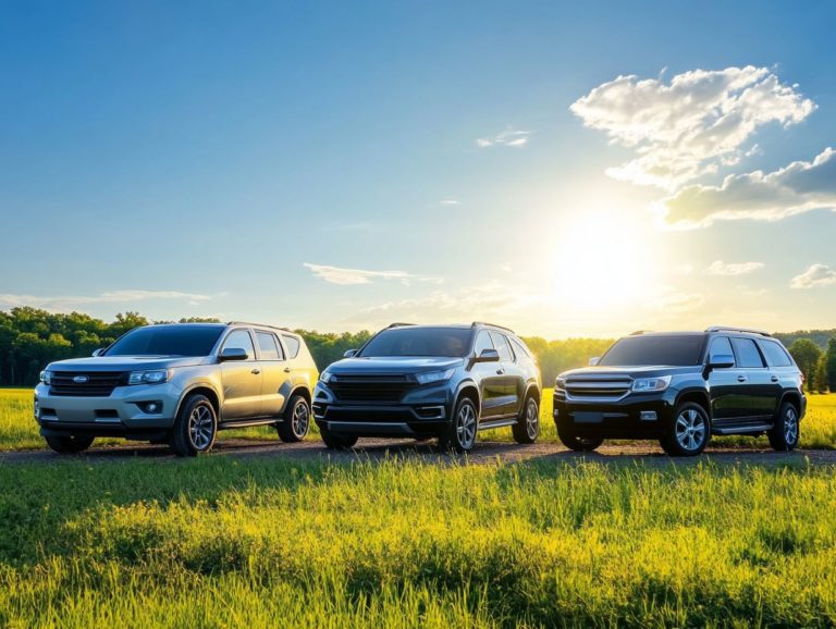 Choosing Between Sedans, SUVs, and Trucks