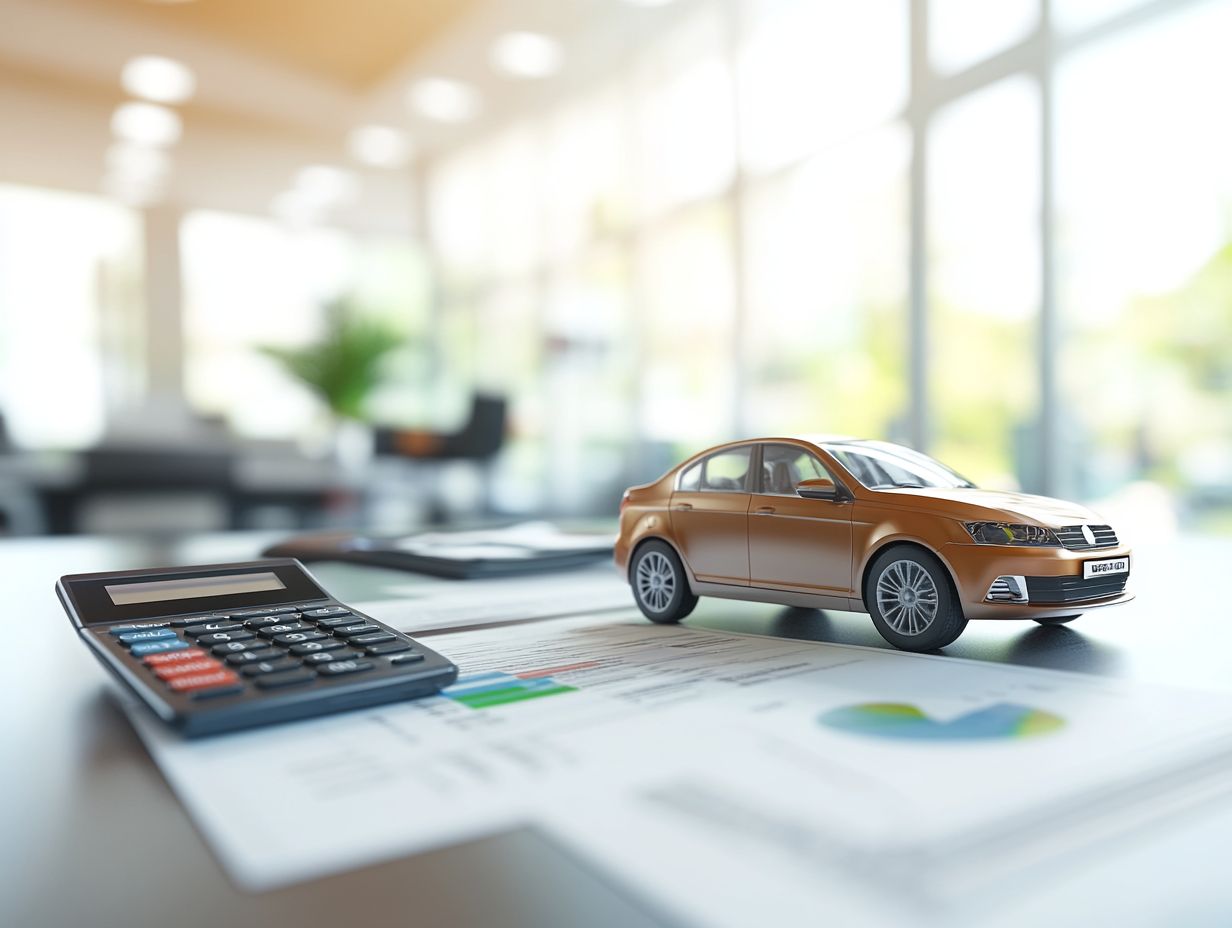 An infographic illustrating tips for making informed car financing decisions