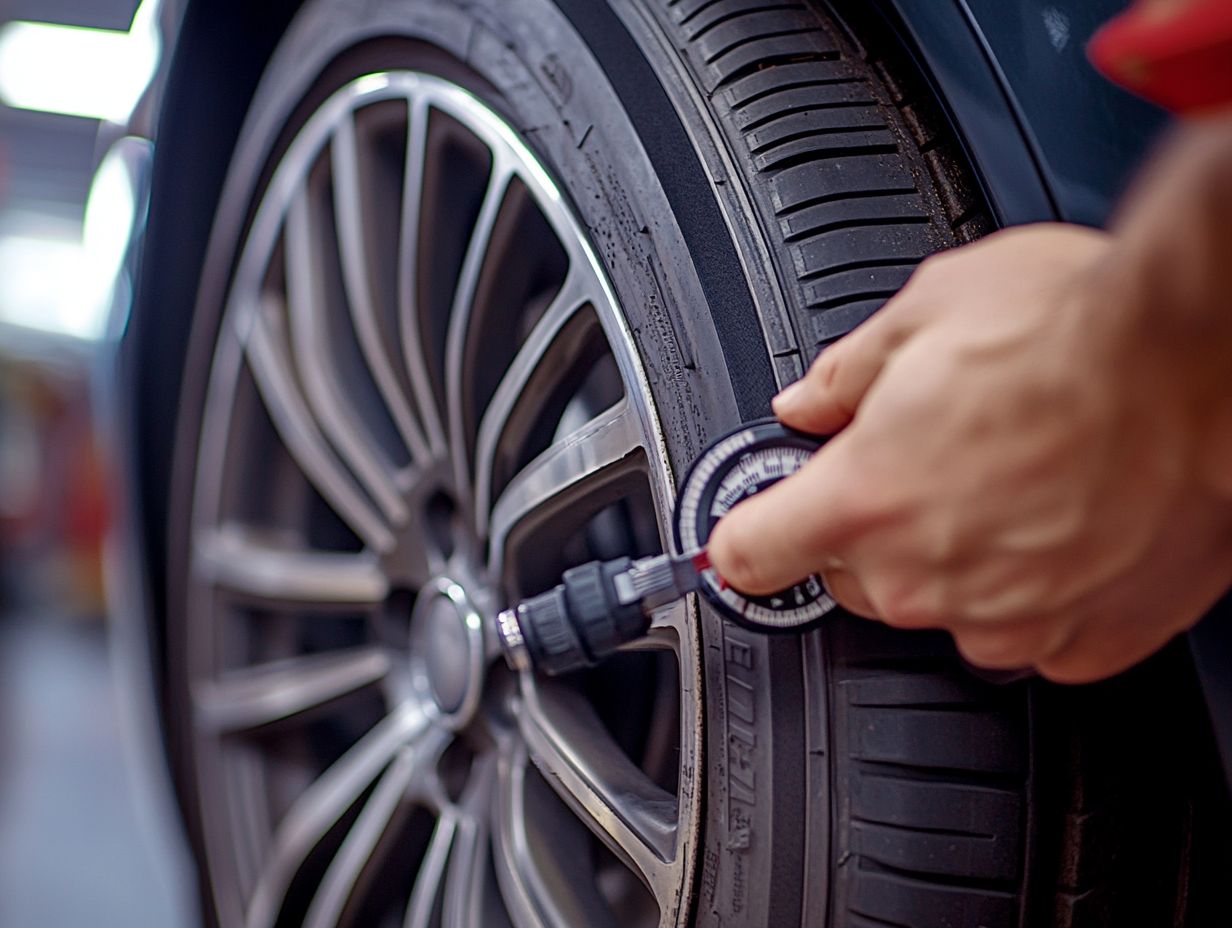 Checking Tire Pressure and Tread Depth