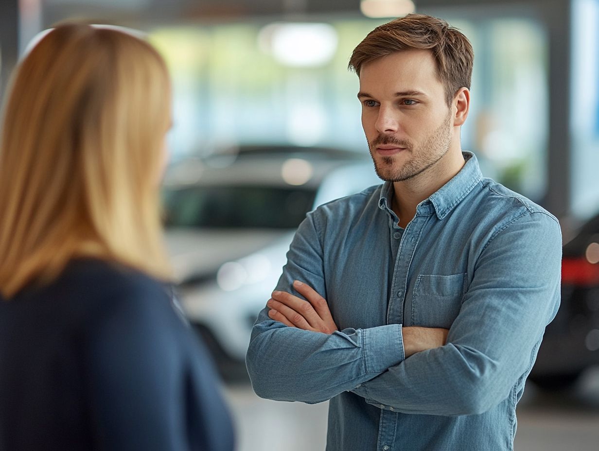 How can body language help me in negotiating a car deal?