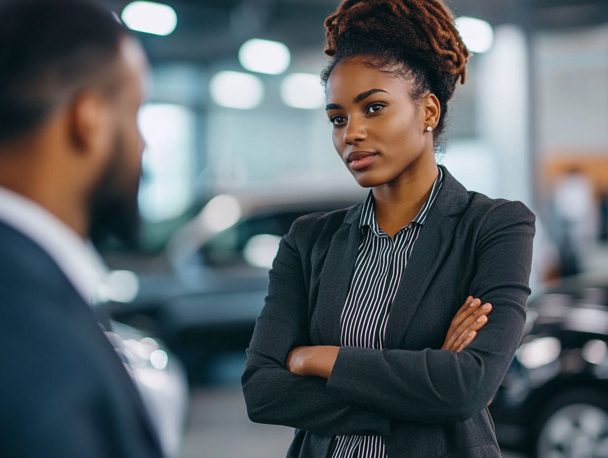 An image illustrating body language cues during negotiation