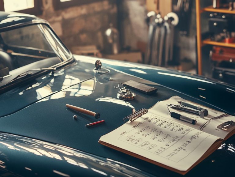 Inspection Checklist for Vintage Cars