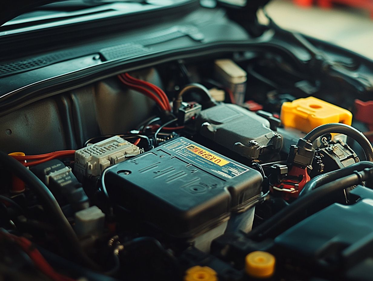 Image of a Throttle Position Sensor in an automobile