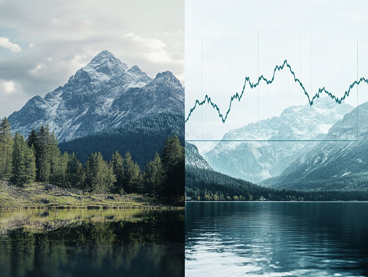 Visual representation of the differences between fixed and variable rates.