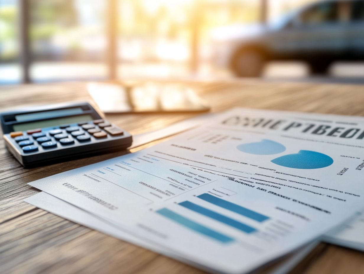 Graph showing the impact of credit scores on auto loan interest rates