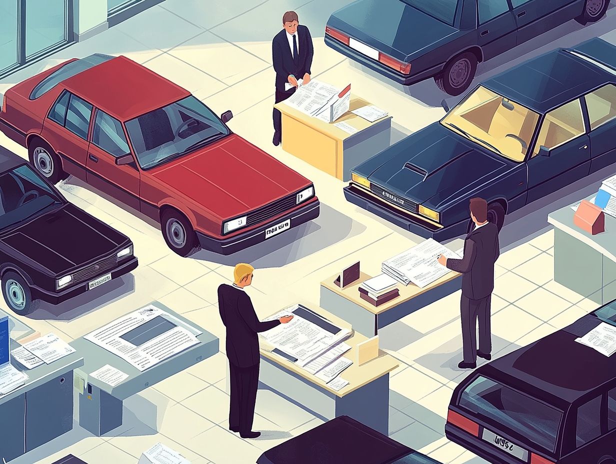 Visual guide on preparing for car negotiations